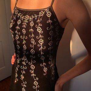 Black Velour Dress